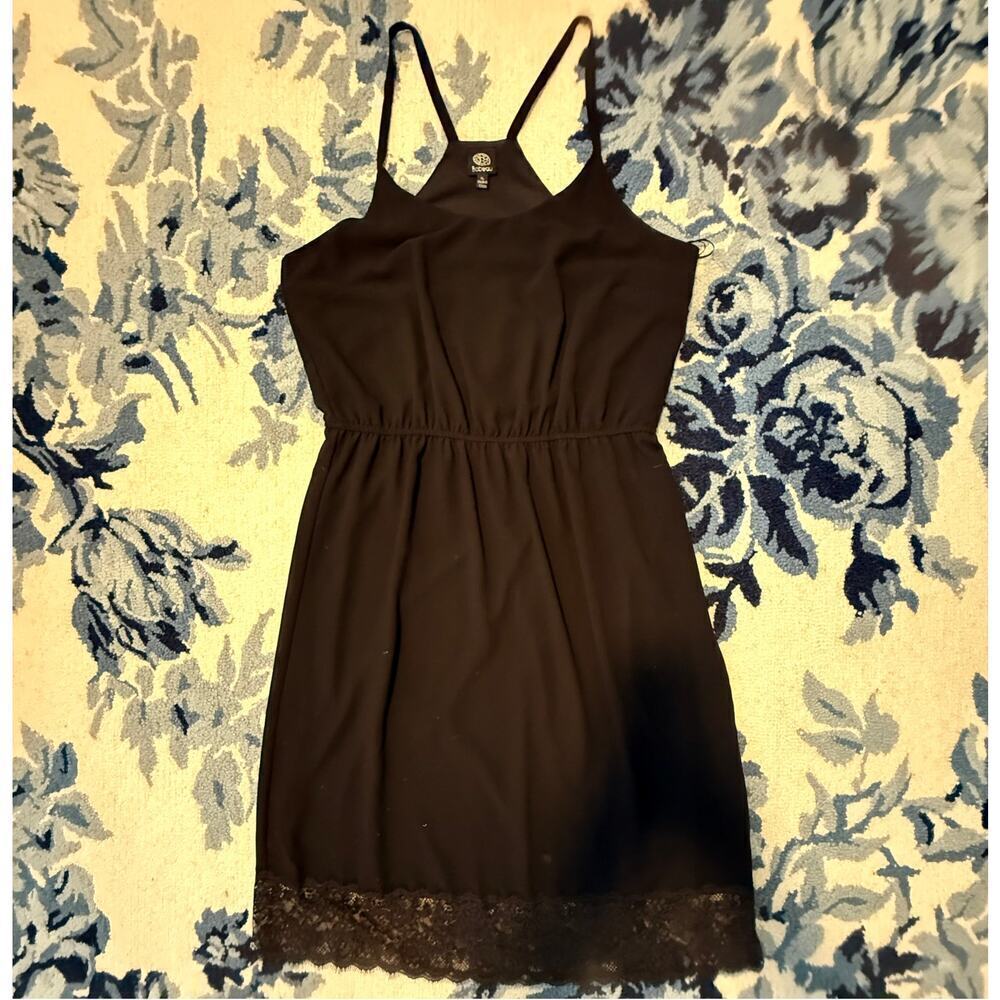 Bobeau Black Lace Spaghetti Strap Woman's Dress size XL